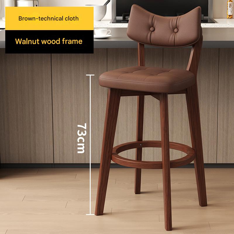 brown wooden frame   brown technical cloth