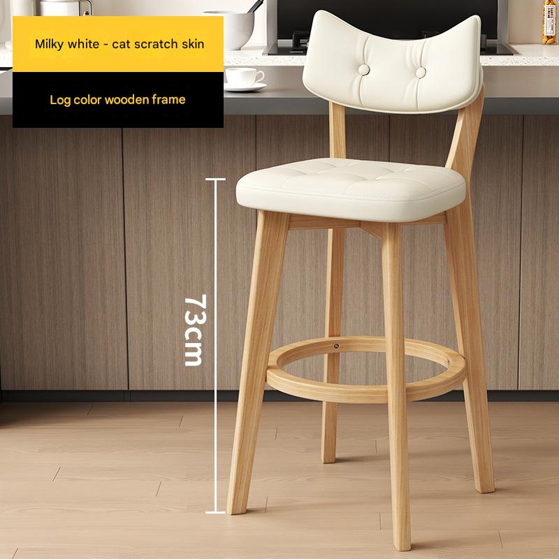 log frame   cream white Scratch-Resistant Fabric