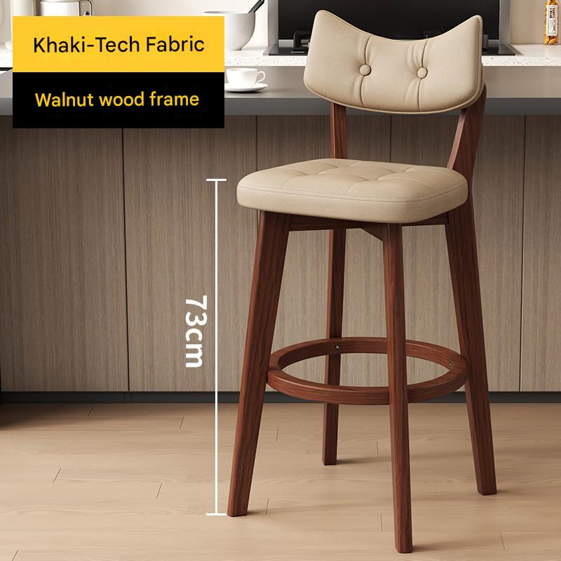 brown wooden frame   khaki technical cloth