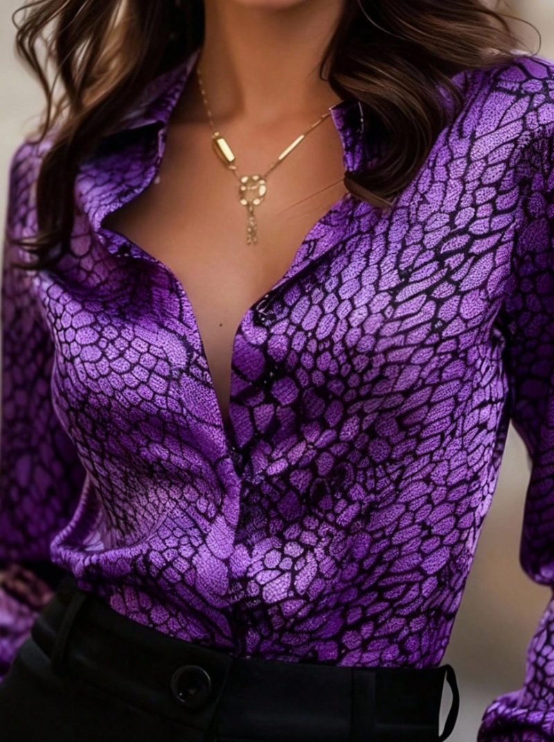 snakeskin pattern purple