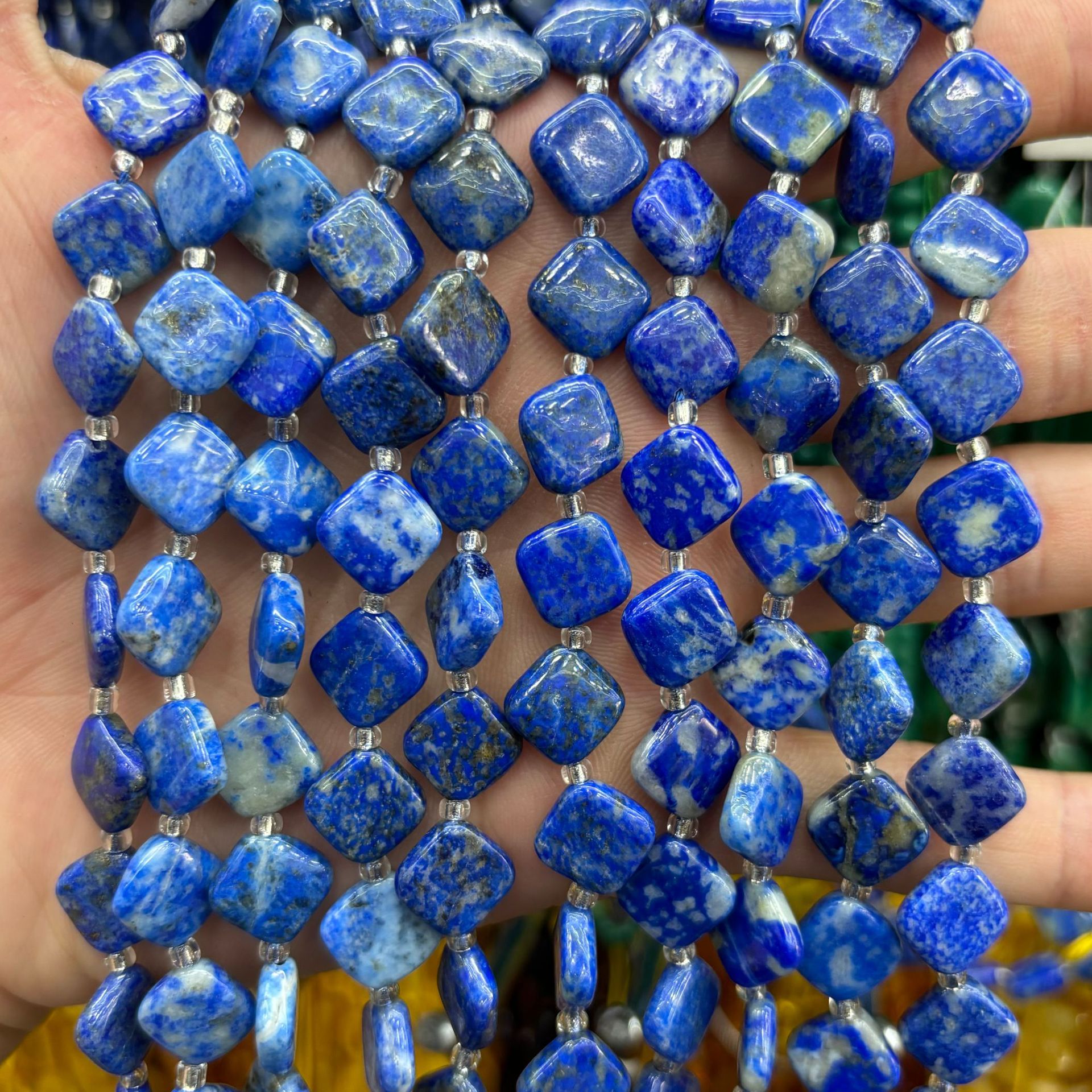 32:10x10 diagonal square pieces (about 29 pieces)