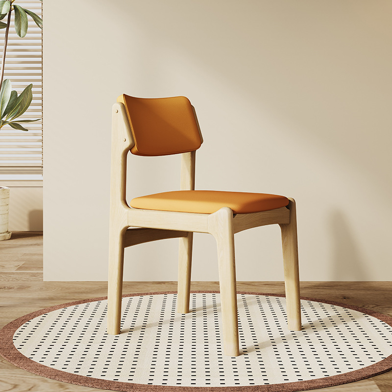 Wood color   orange Scratch-Resistant Fabric