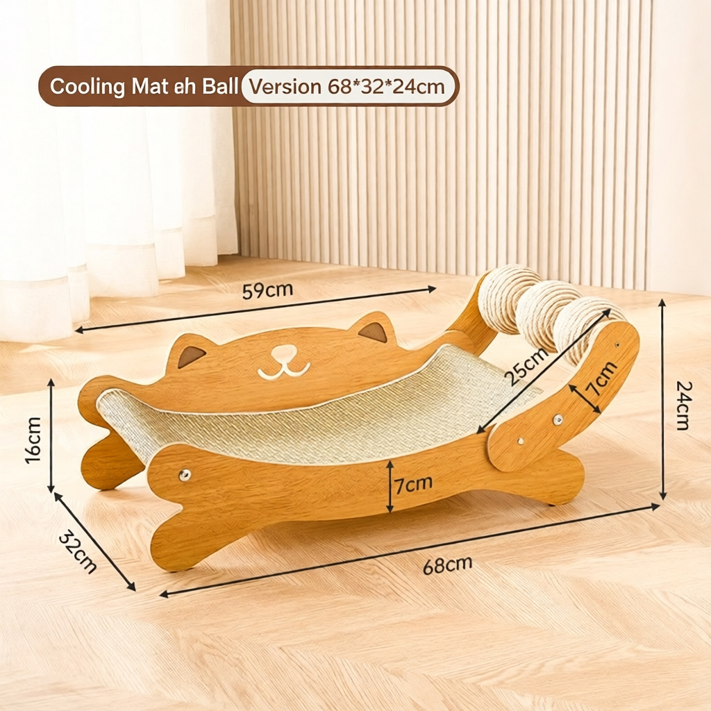 Mat cushion recliner-large size with ball