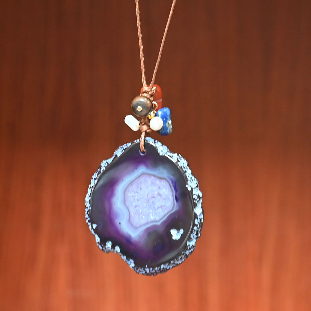 5 agate pourpre