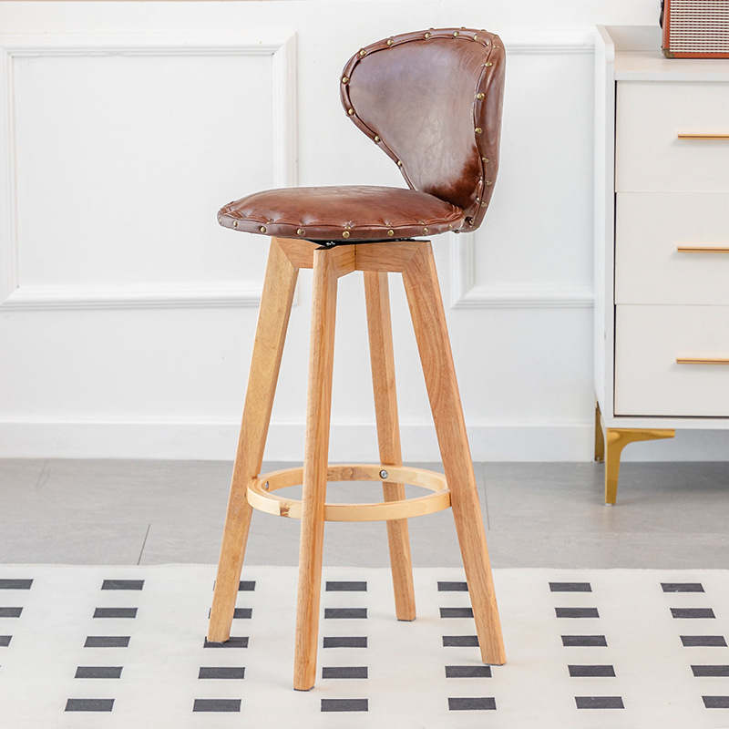 Brown and wood color frame