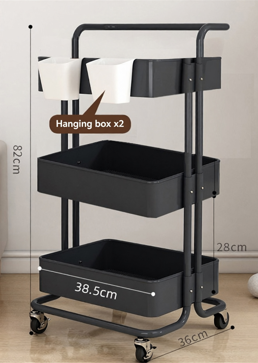 Black three-layer (with armrests)   hanging box*16