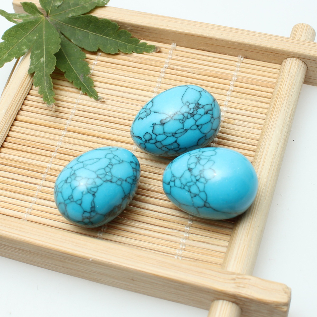 8:Black striped green turquoise