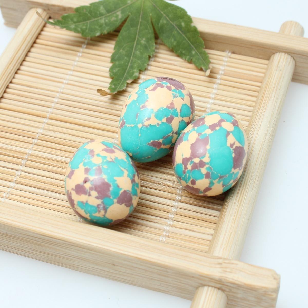 57:Flower turquoise 9