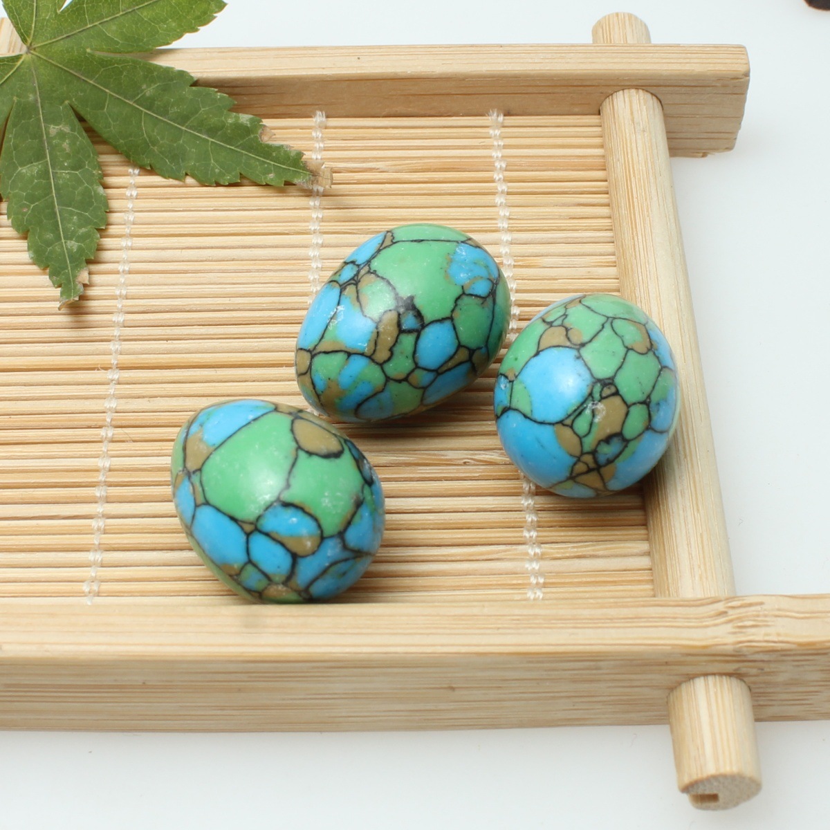 67:Flower turquoise 19