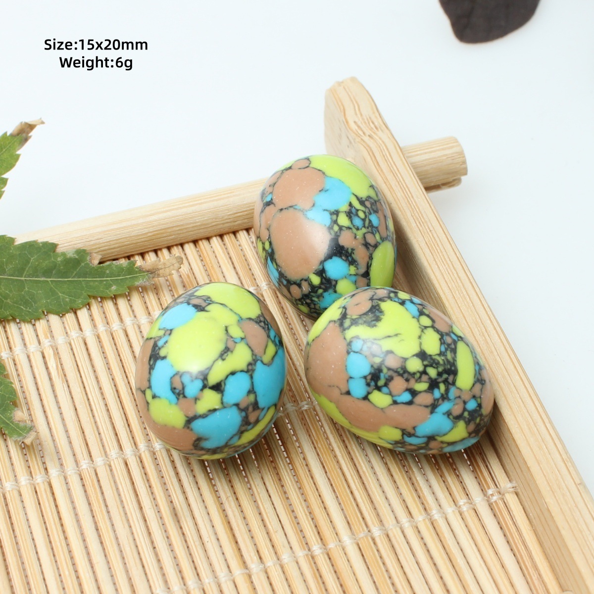 74:Flower turquoise 21