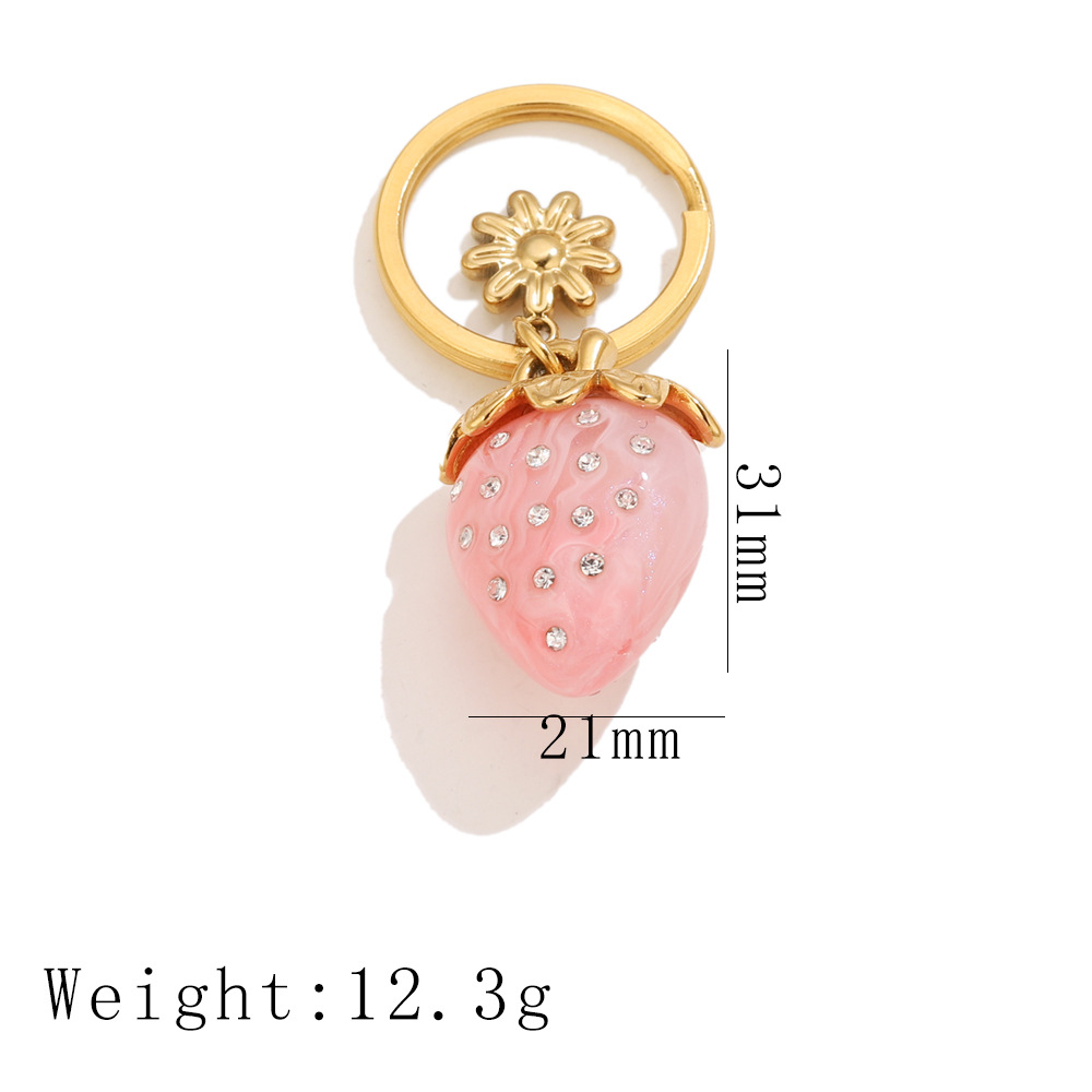 4:Single strawberry - pink