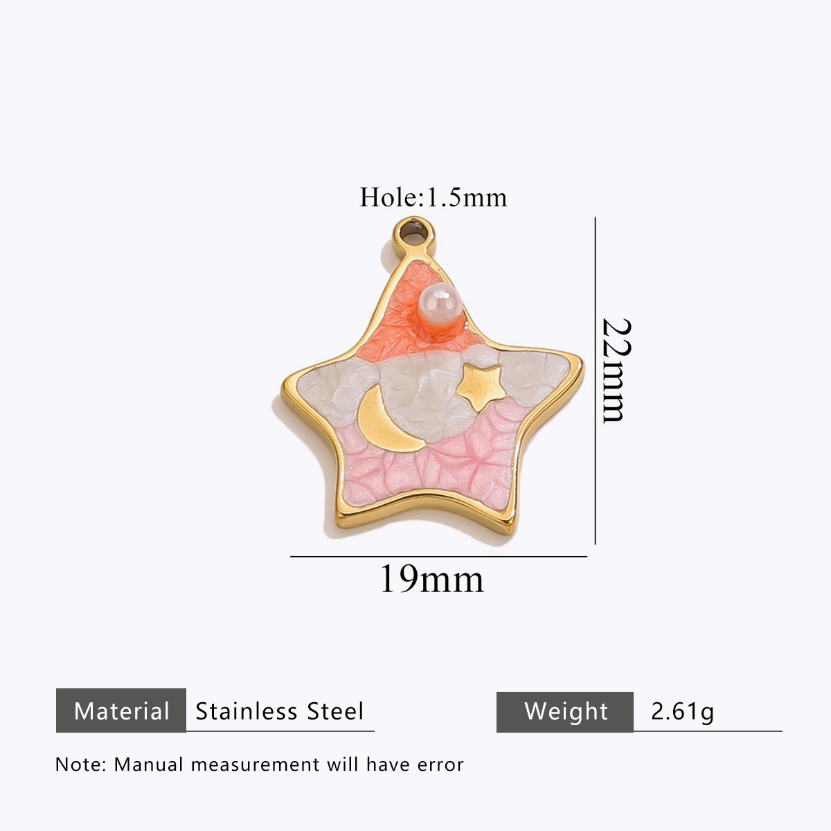 1:Star-orange white powder