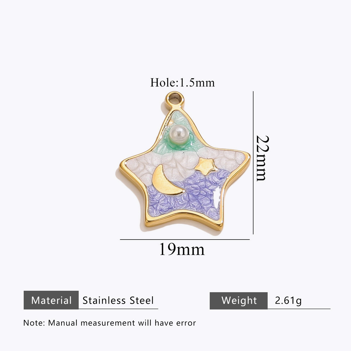 4:Stars-green white blue