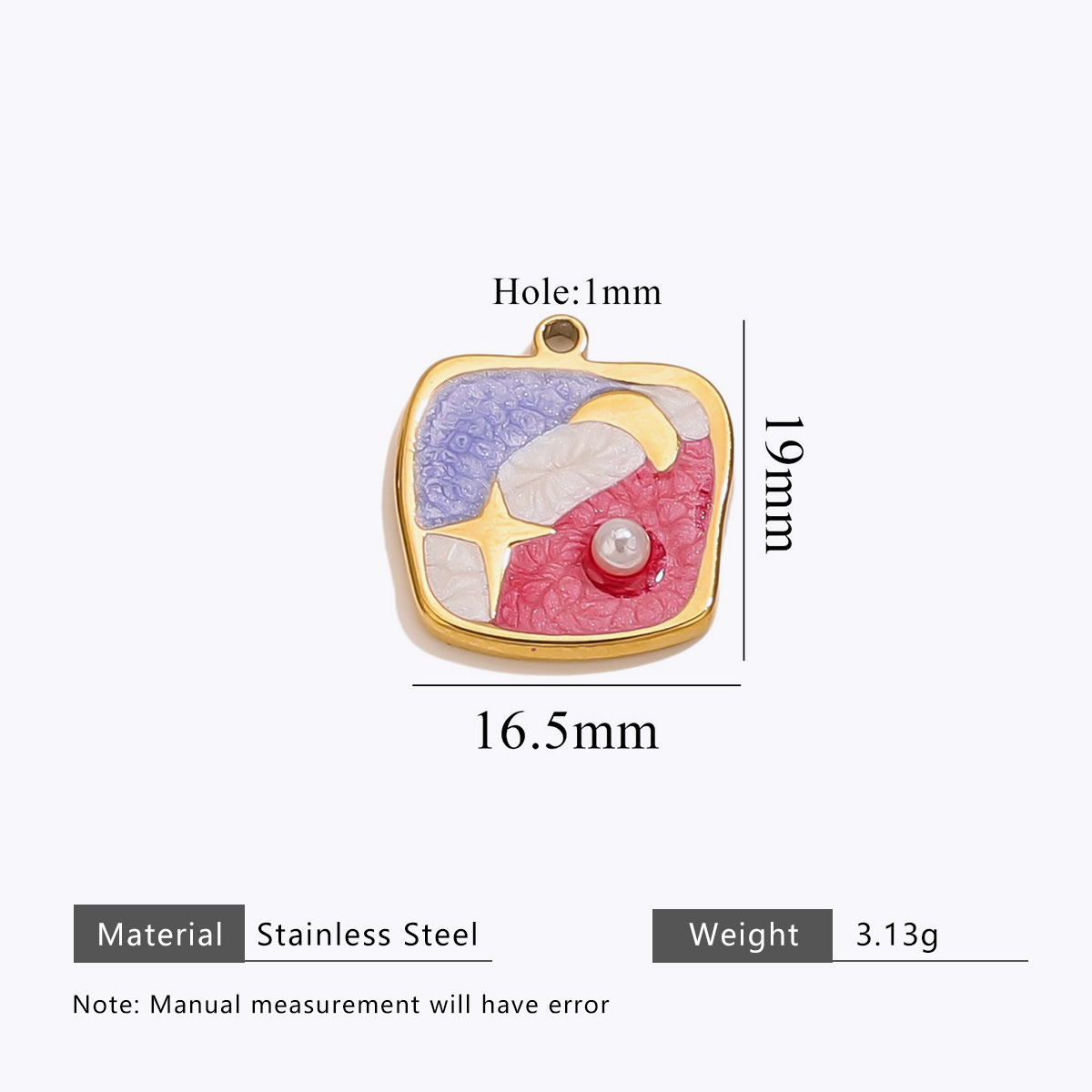 1:blue, white and rose red