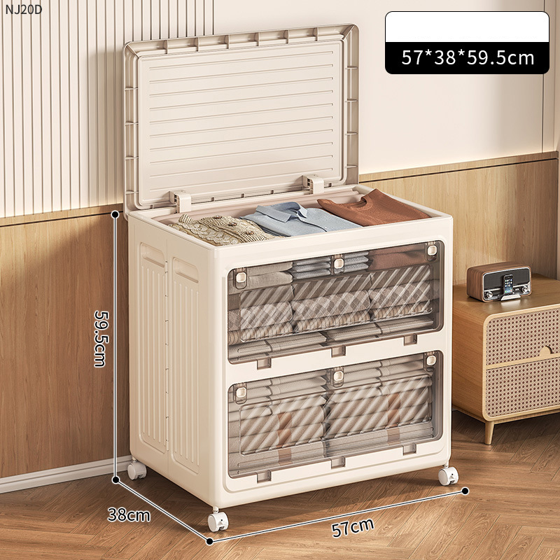 thickened khaki XL size transparent door