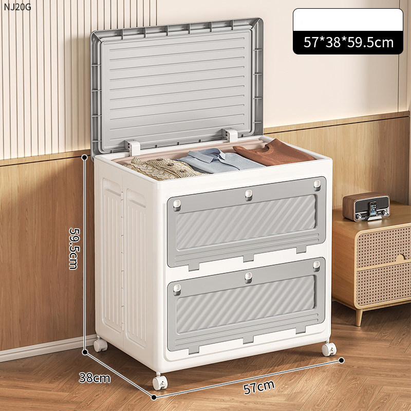 thickened gray XL size double door