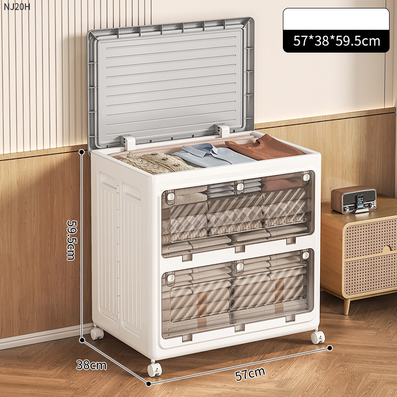 thickened gray XL size transparent door