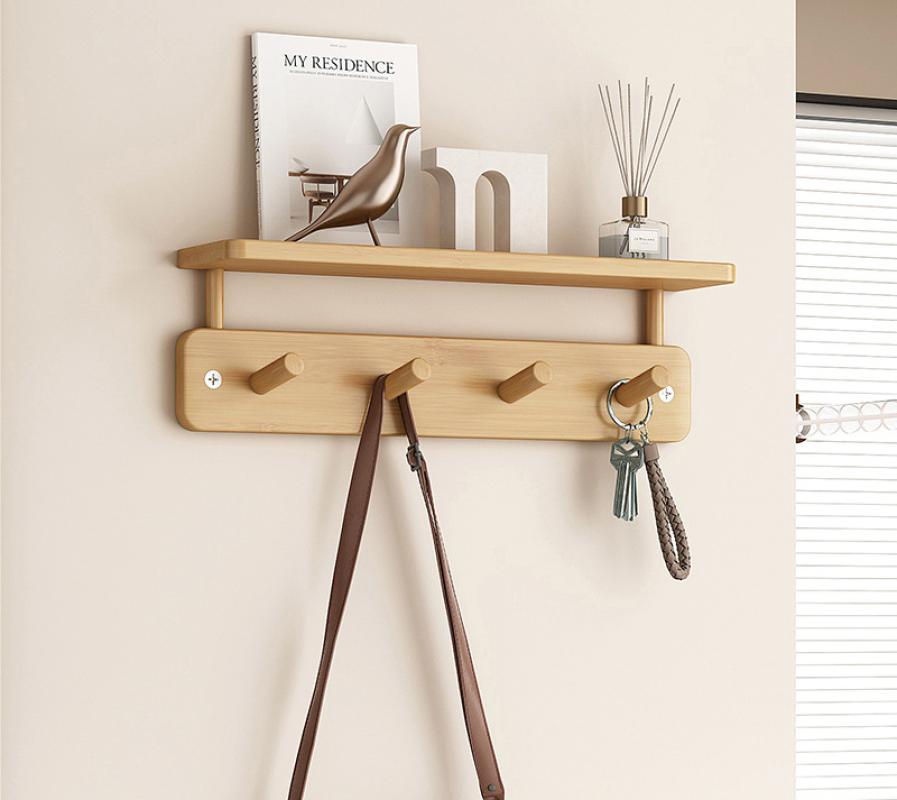 [original color] four hooks-upgraded shelf model/40x11x17cm