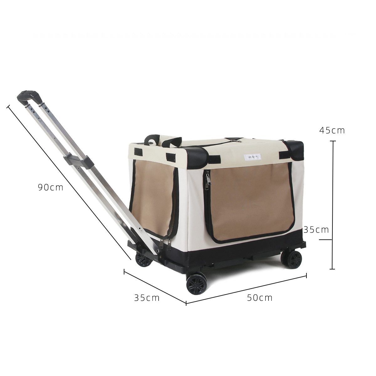 pet bag with trolley