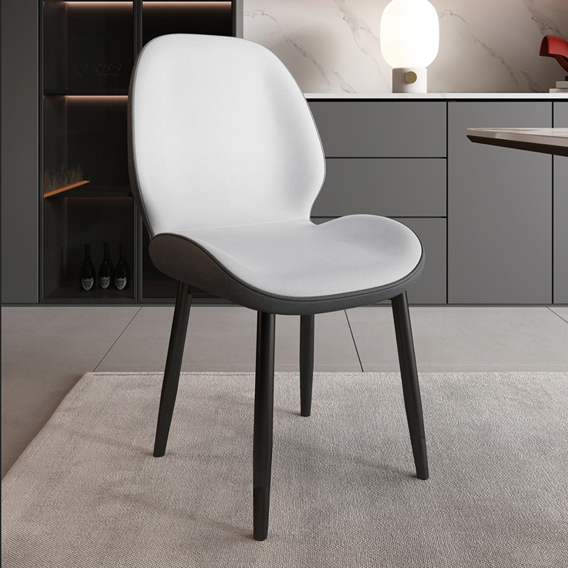 white tech fabric black legs