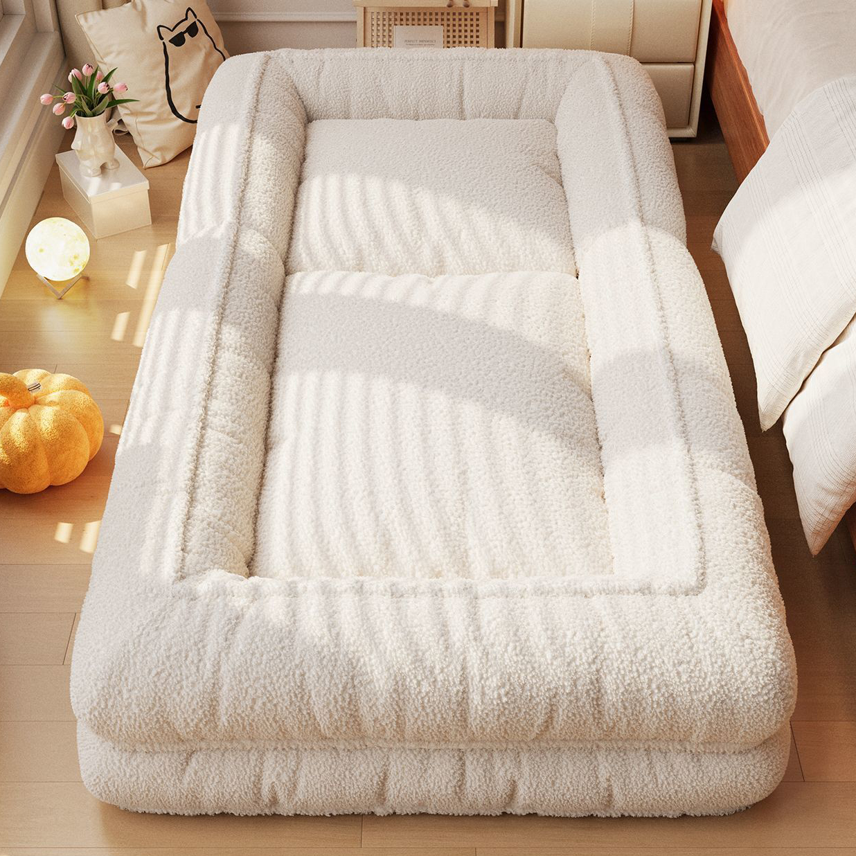 Off-white [skin-friendly lamb velvet]