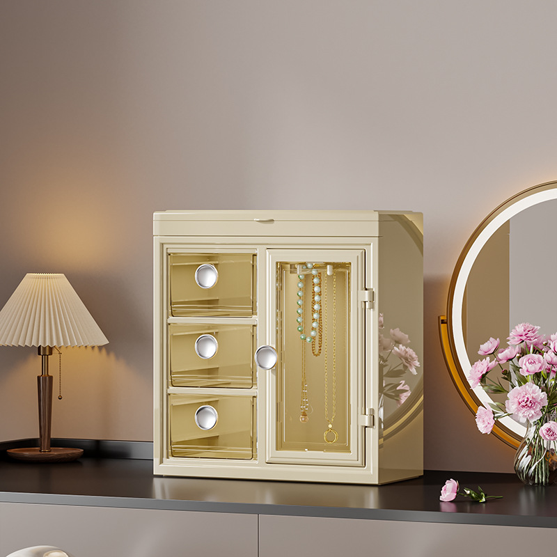 cream yellow*transparent drawer