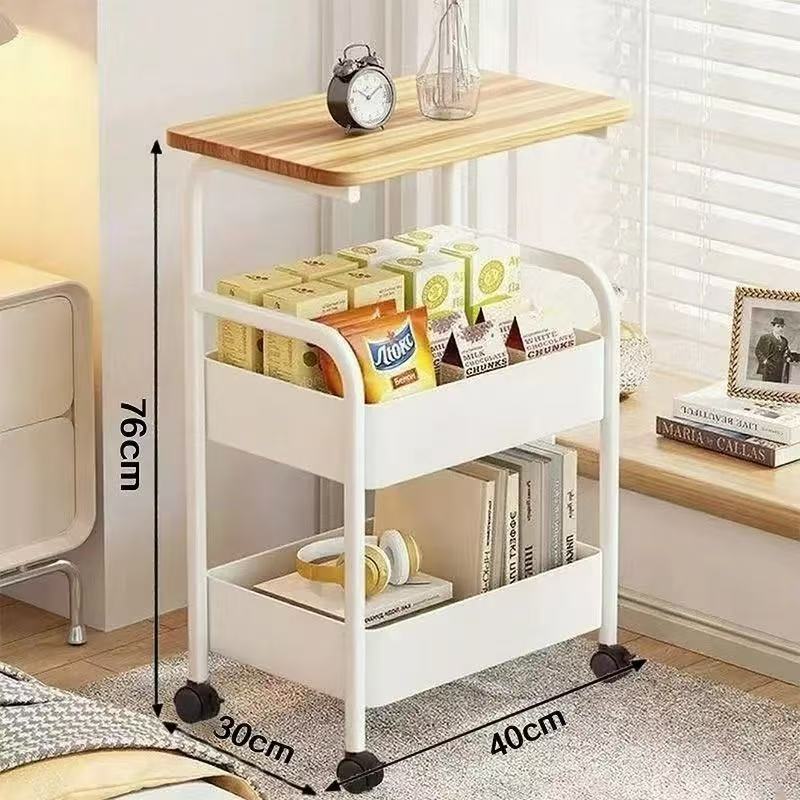 Original wooden board white frame