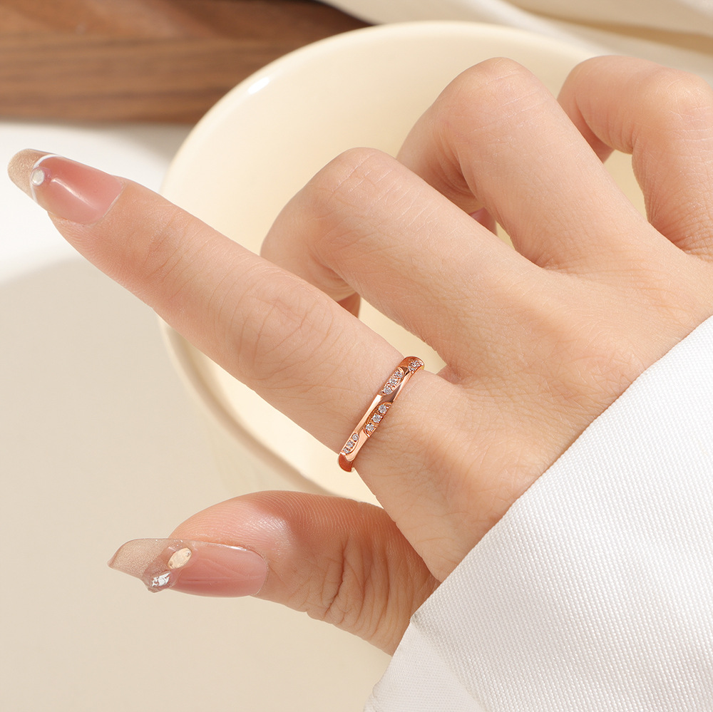 rose gold color US Size #8