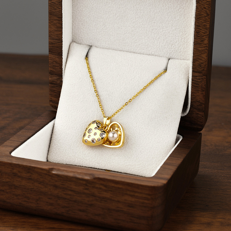 1:9300- gold love necklace