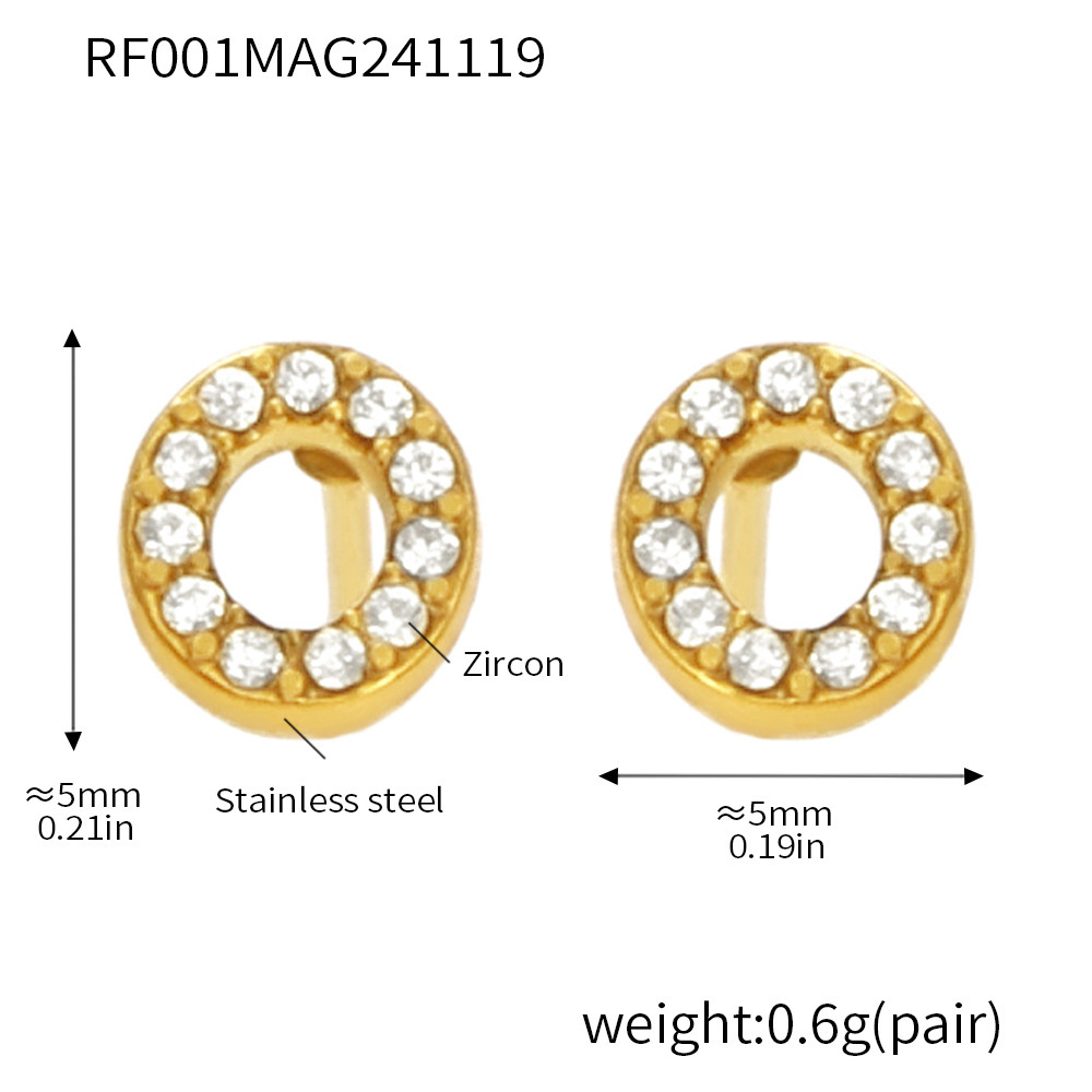 RF001- earrings -O