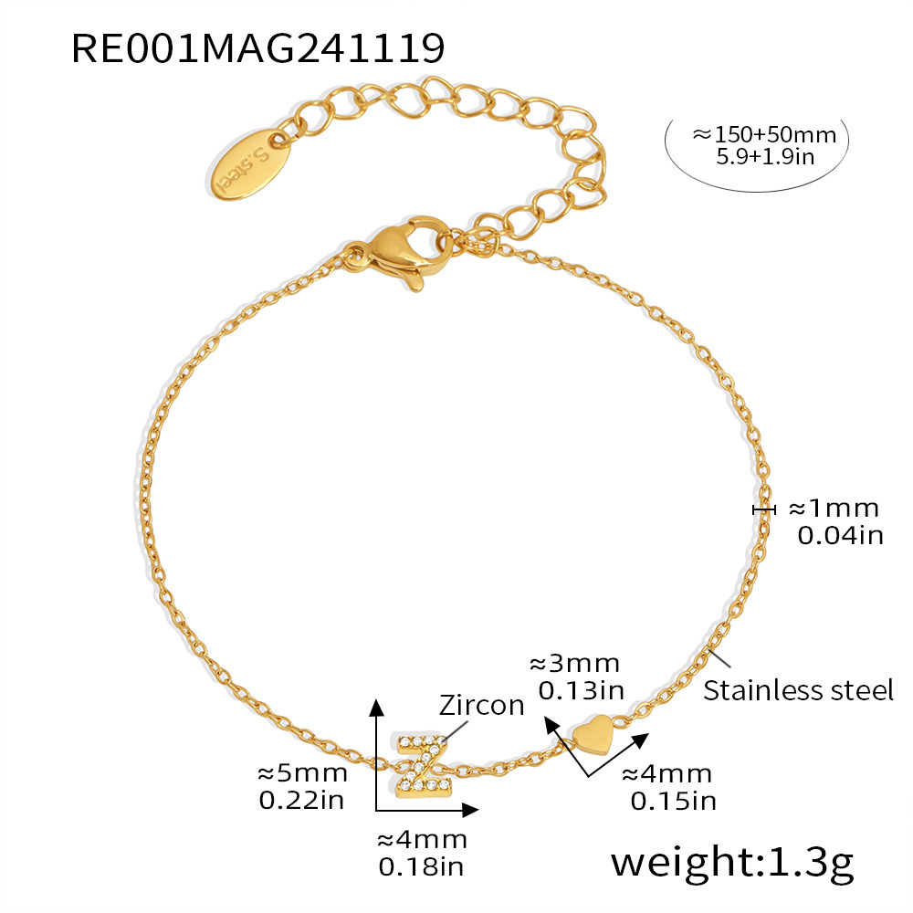 79:RE001-Gold-Z Bracelet