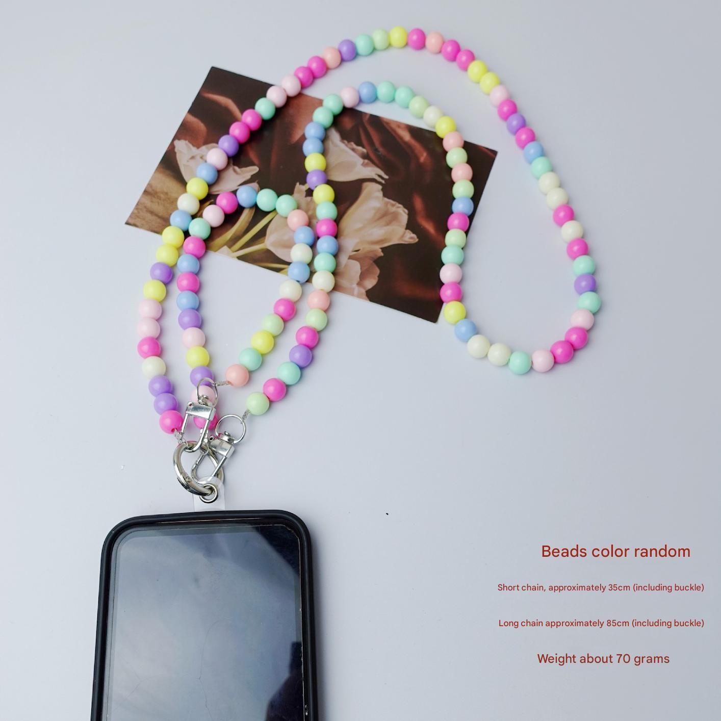Macron color 10mm [mobile phone chain   halter cha