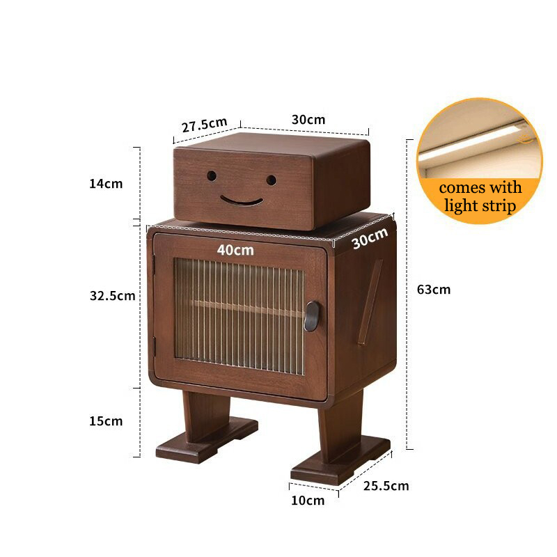 Walnut  wood color with light