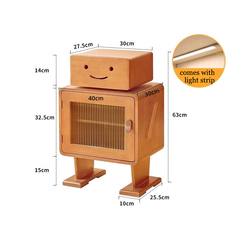 Cherry wood color with light