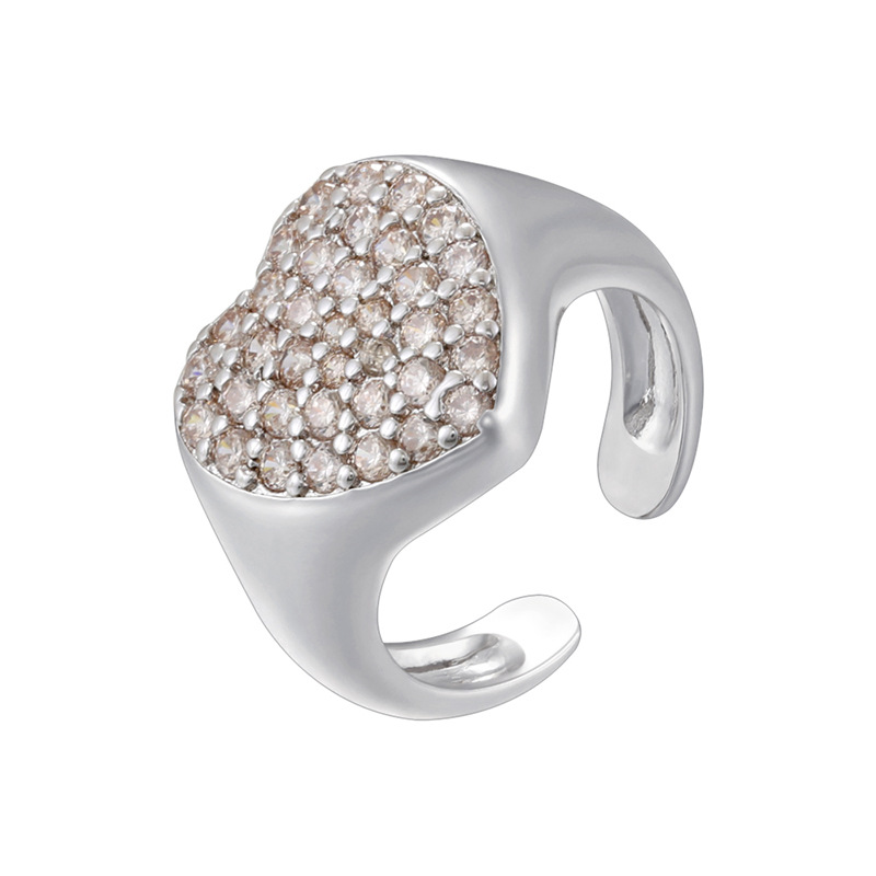 8:White gold champagne diamond