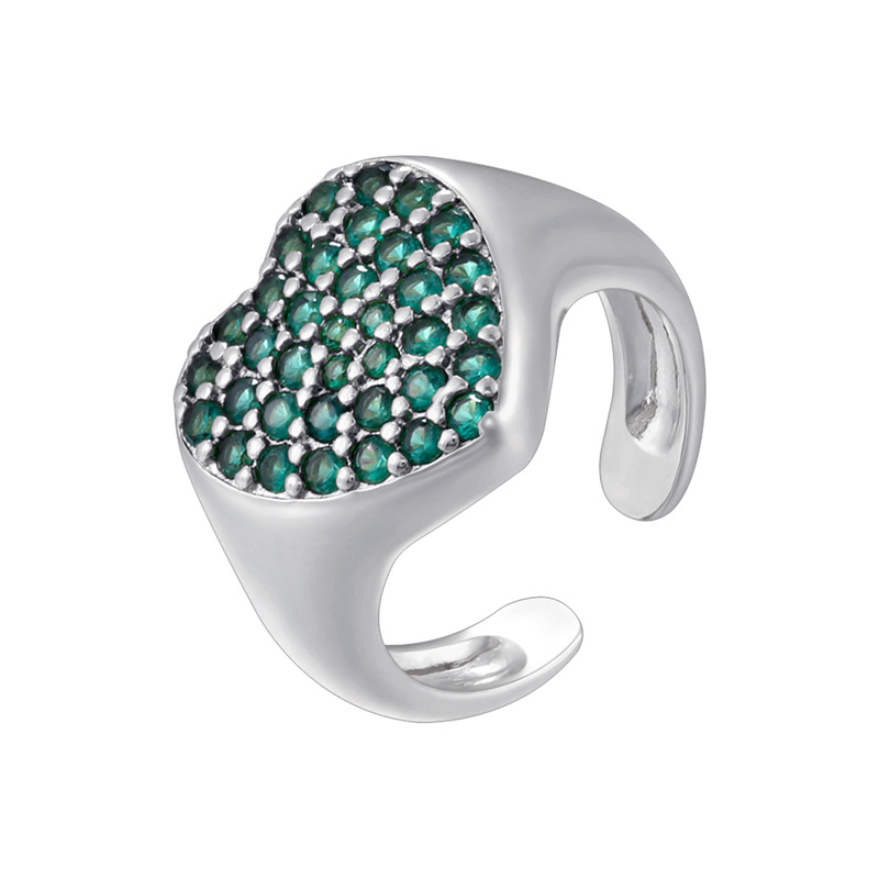 13:White gold green diamond