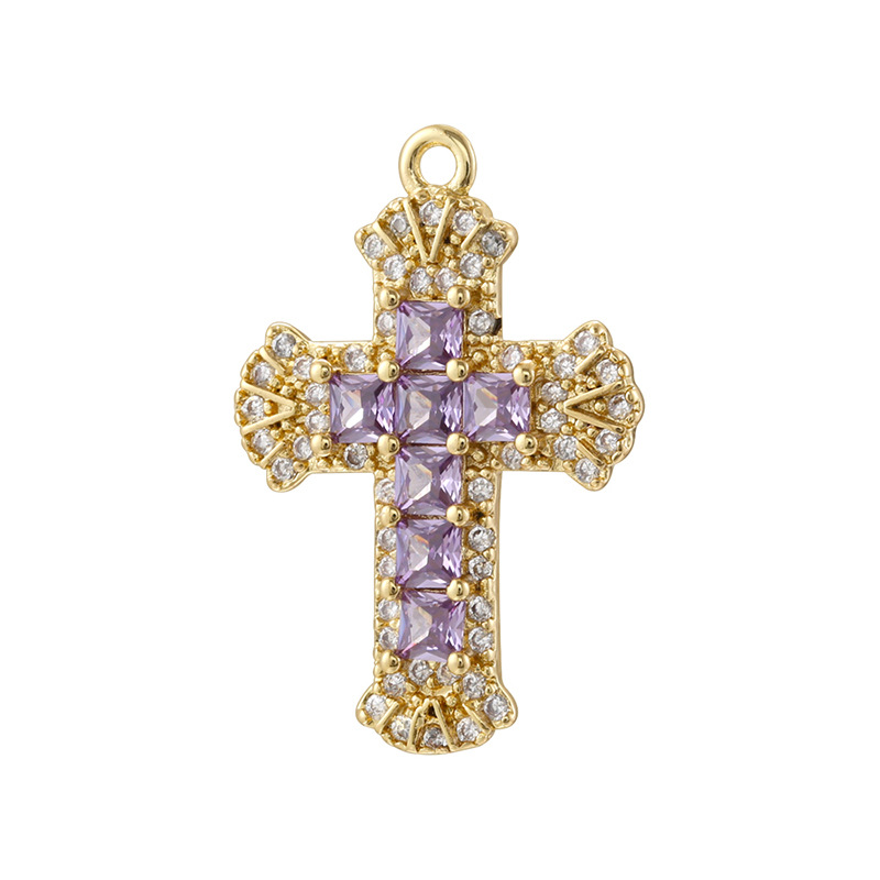 11:Golden purple diamond