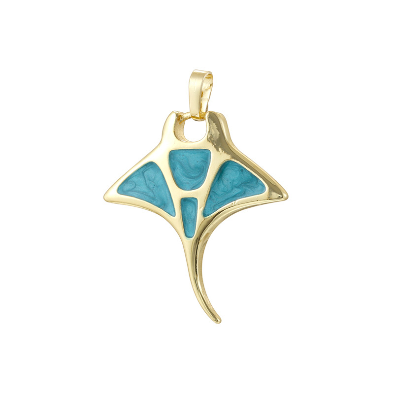 3:Golden blue-green manta ray
