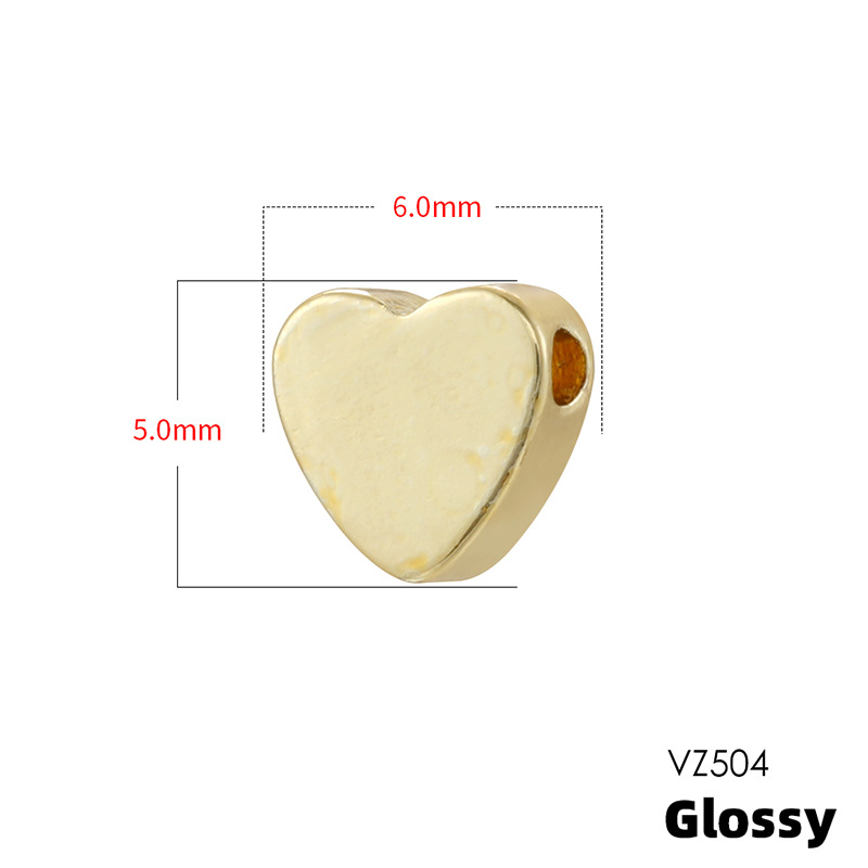 19:Vz504 gold 6mm heart