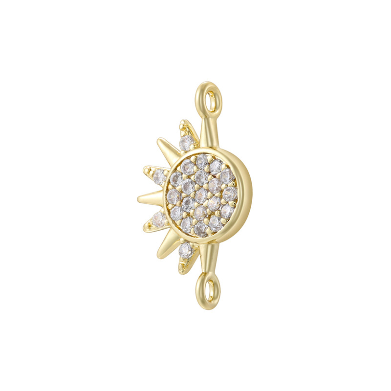 1:Vd2159 golden white diamond double hanging sun