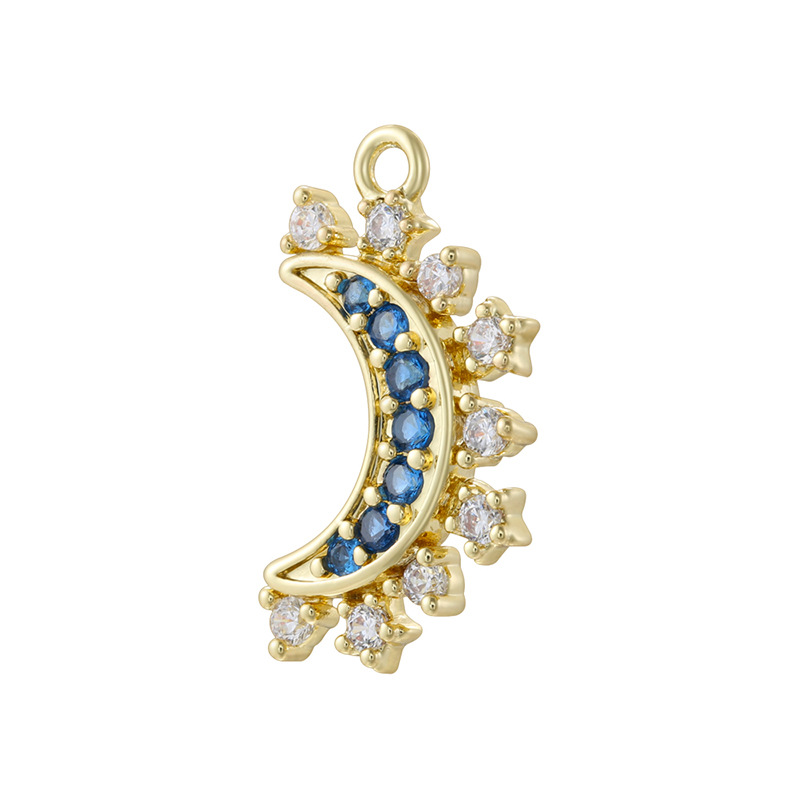 7:Vd2162 golden blue diamond moon