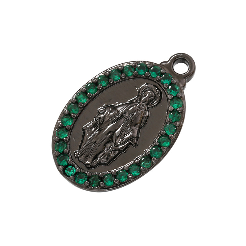 12:Gun Black Green Diamond