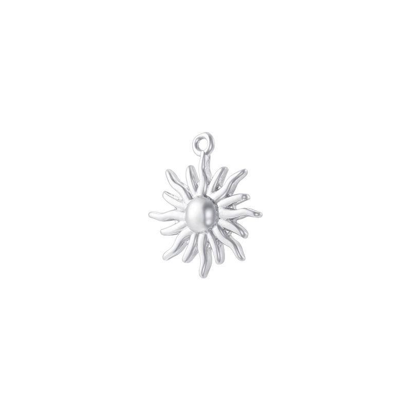 18:Vd2177 white gold glossy sunflower