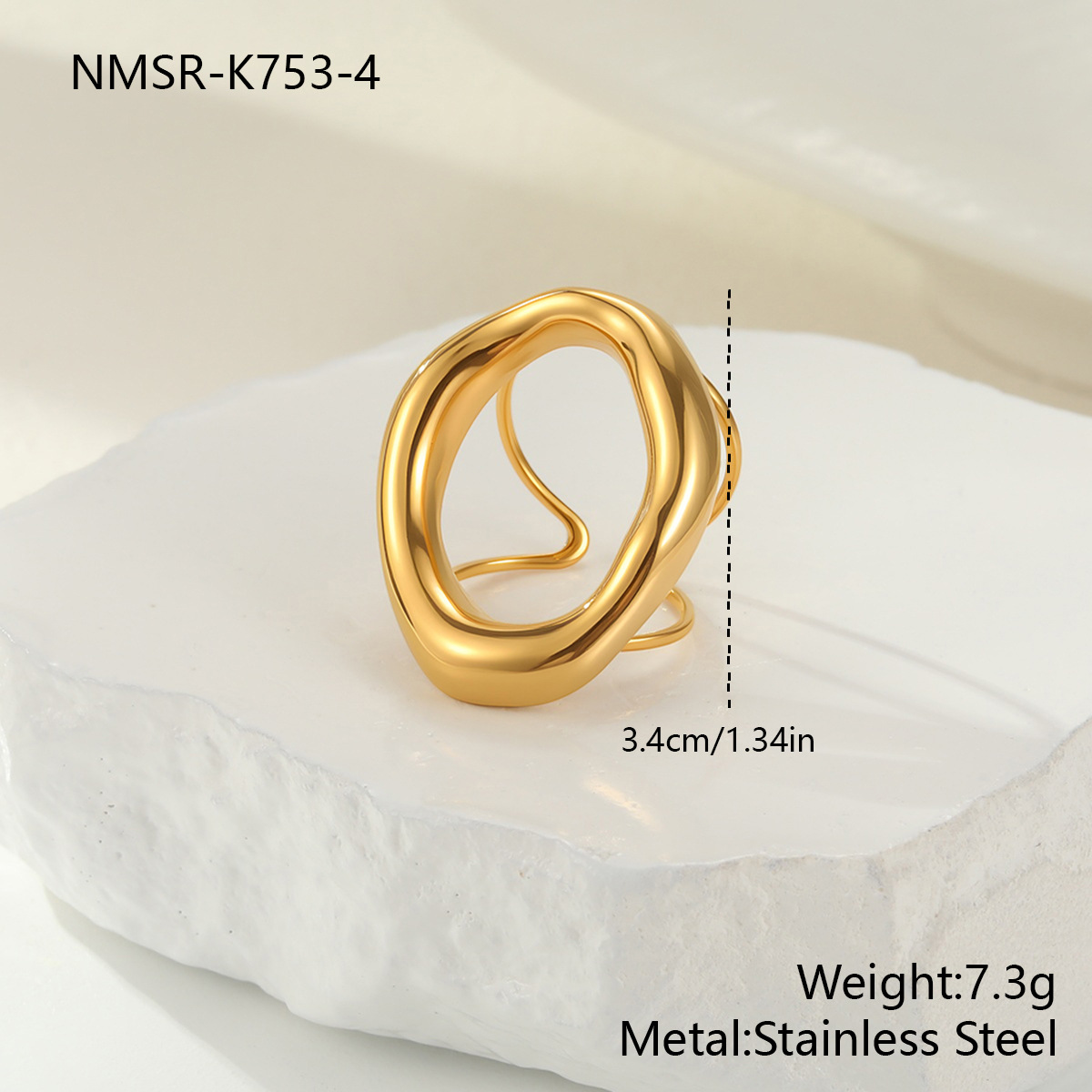 4:Nmsr-k753-4 gold ring