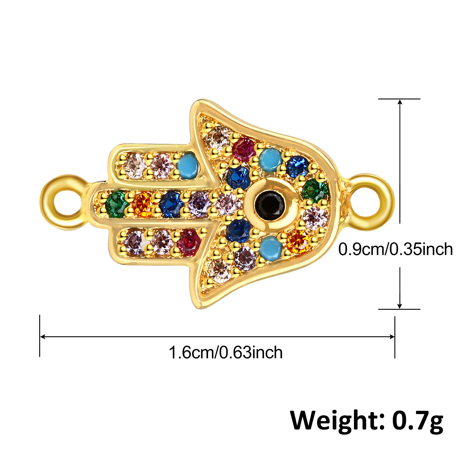 6:A0096 colored zirconium palm model