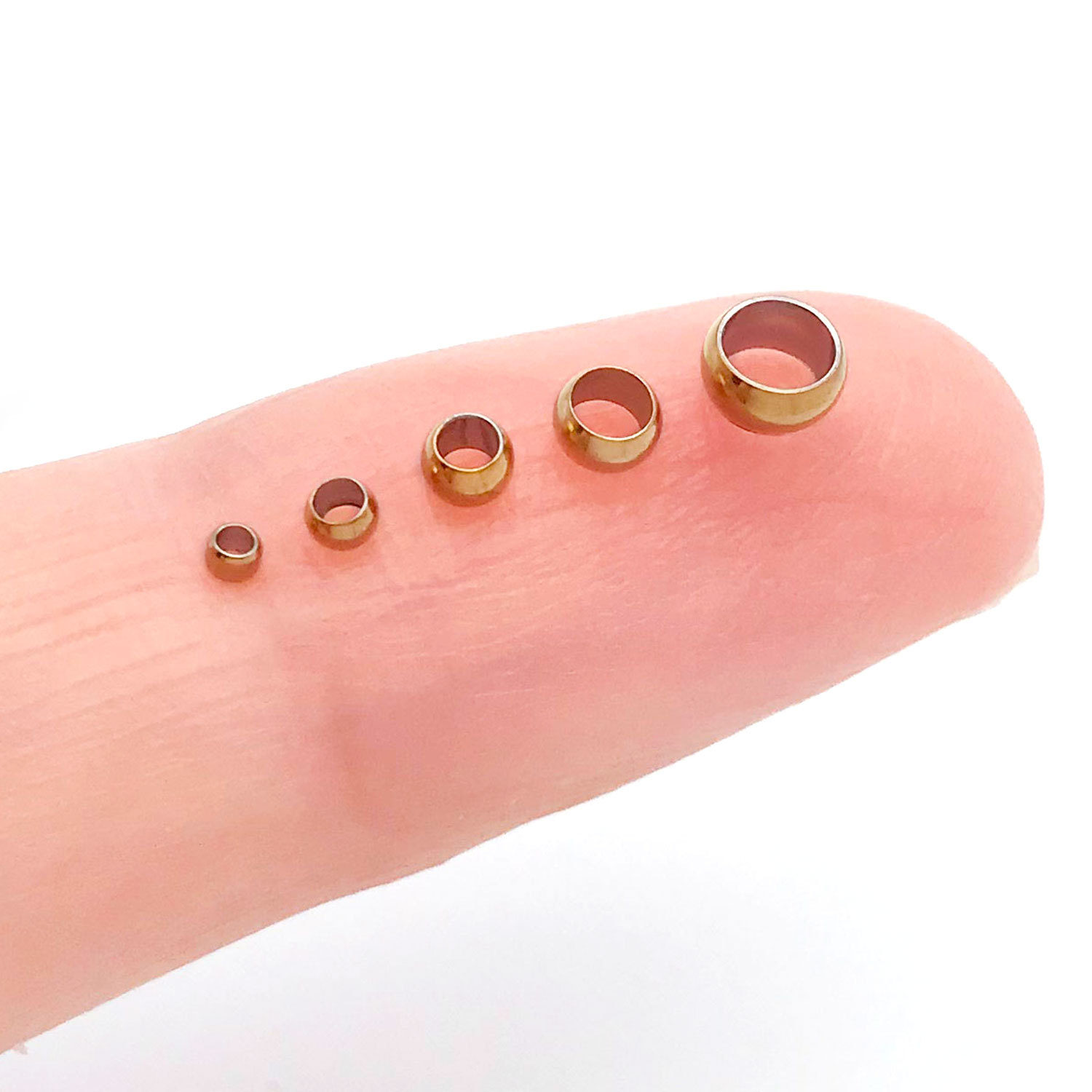real gold plated 1.5x1.5x1mm