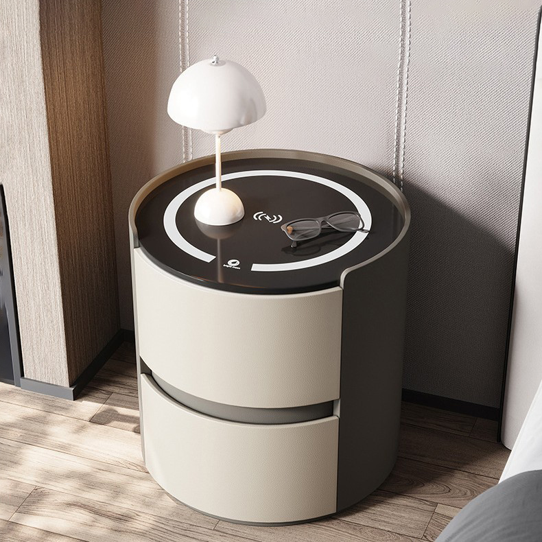 Off-white   medium gray