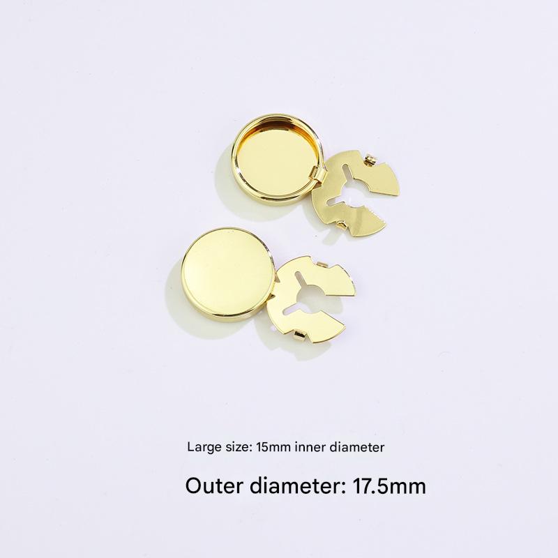 7:Large size 17.5mm gold