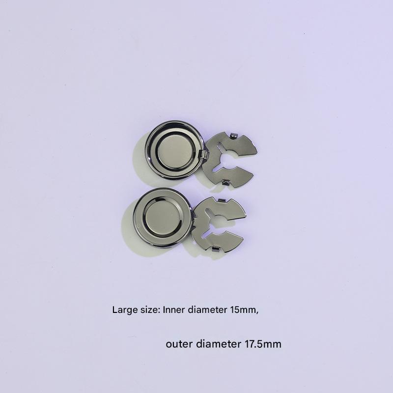 14:Large size 17.5mm gun black (concave surface)