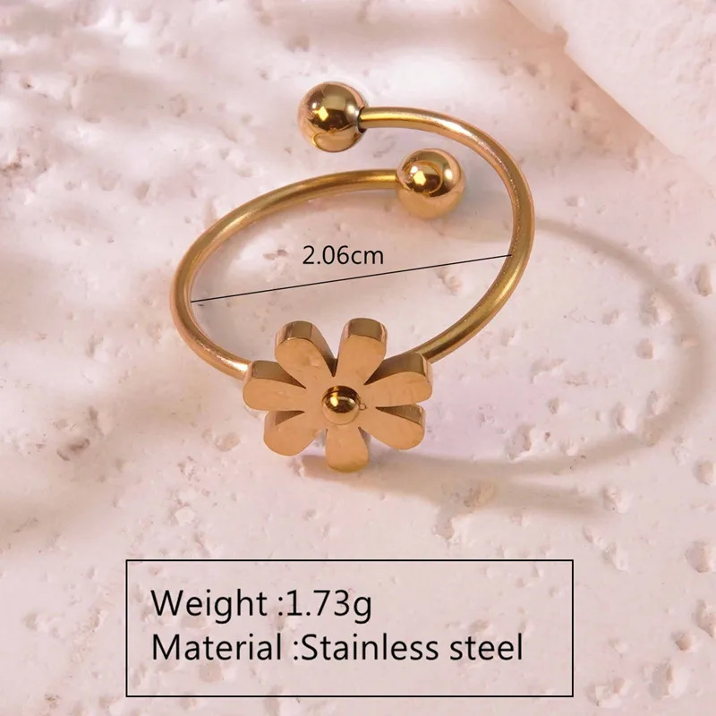 4:Jx050-little daisy ring